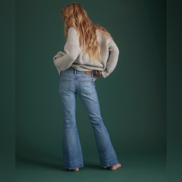 AE77 Premium Low Rise Flare Jeans - Picture 2 of 16